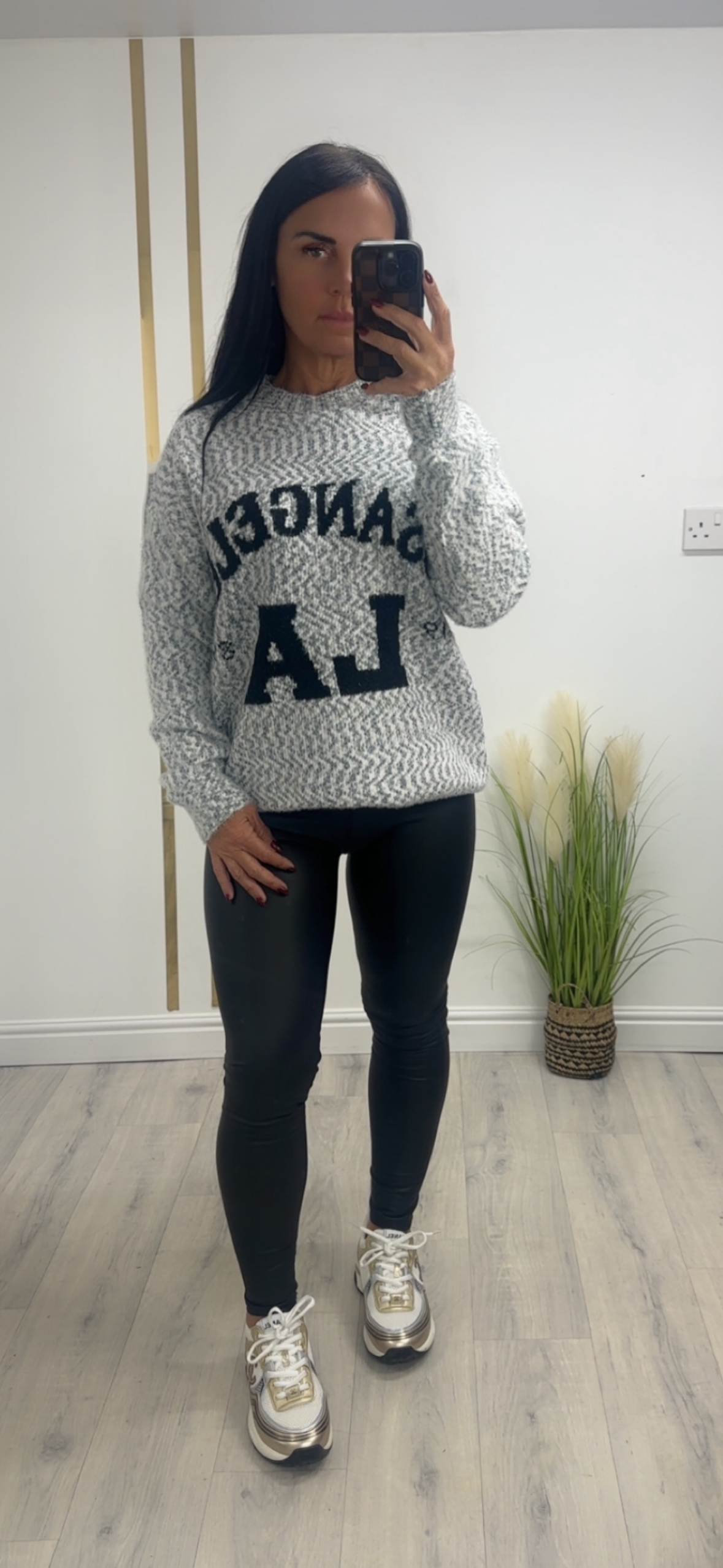LA knitted sweater