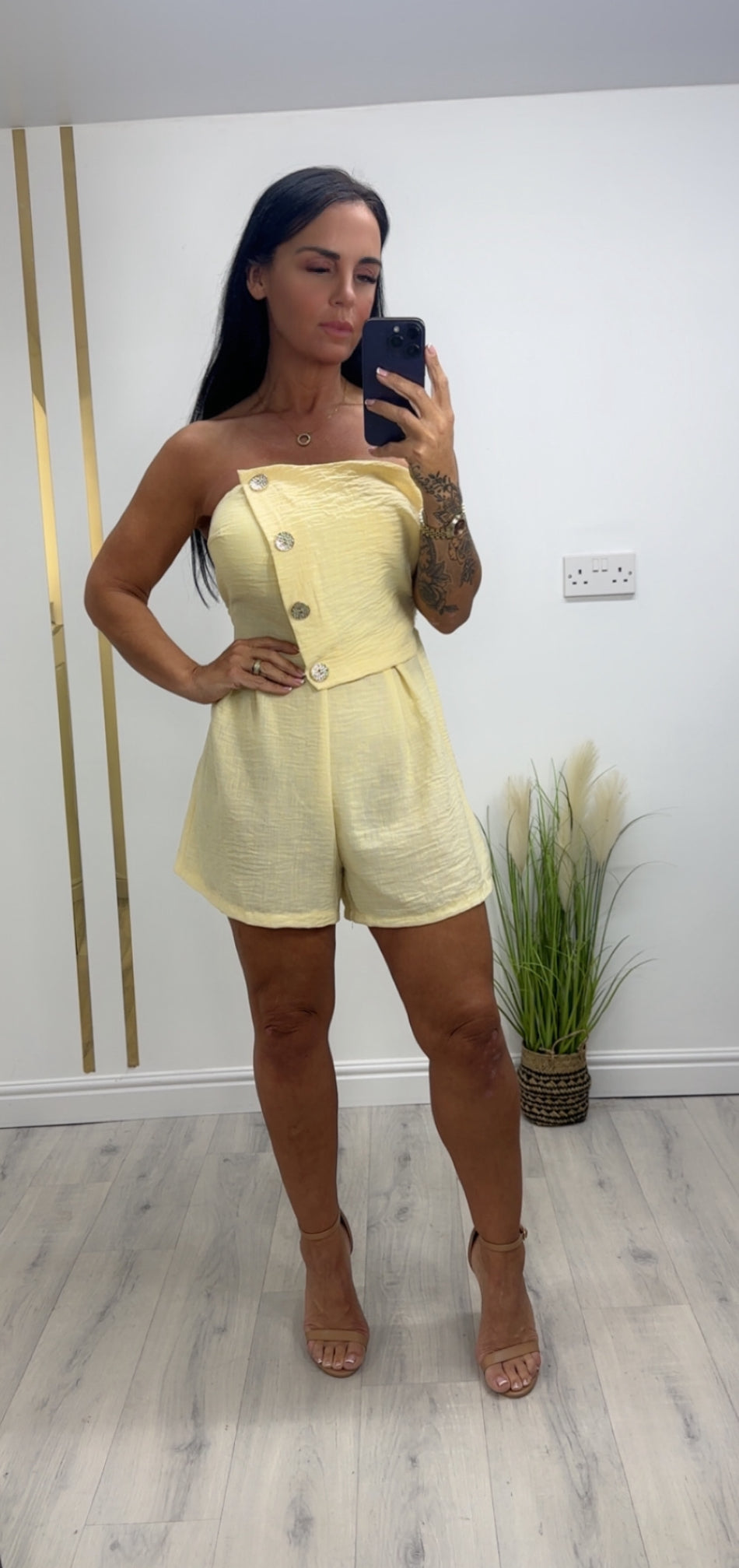 Bandeau playsuit