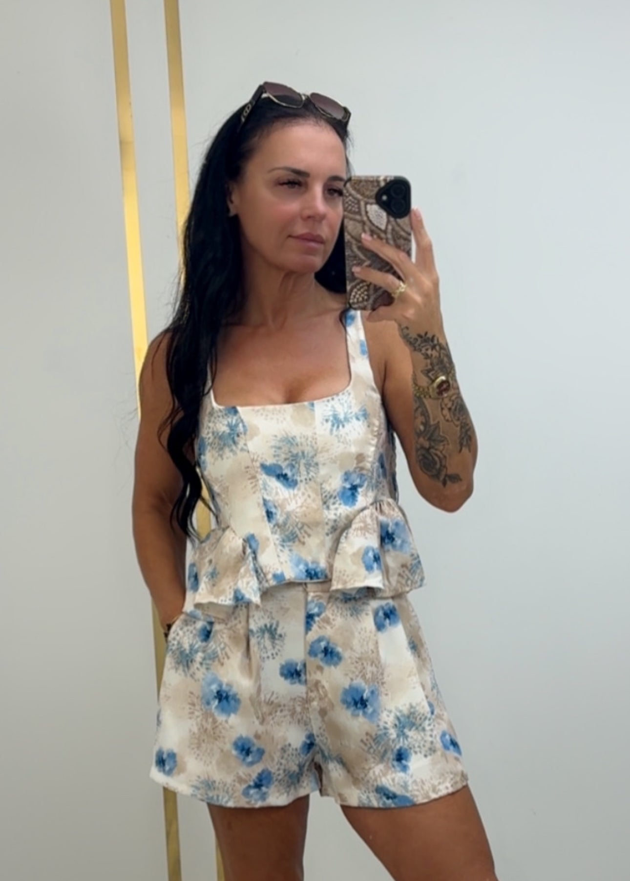 Floral Short Set