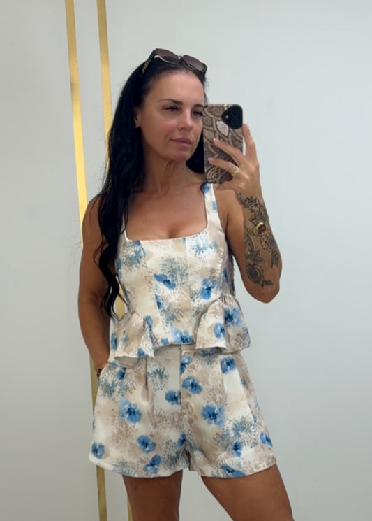 Floral Short Set