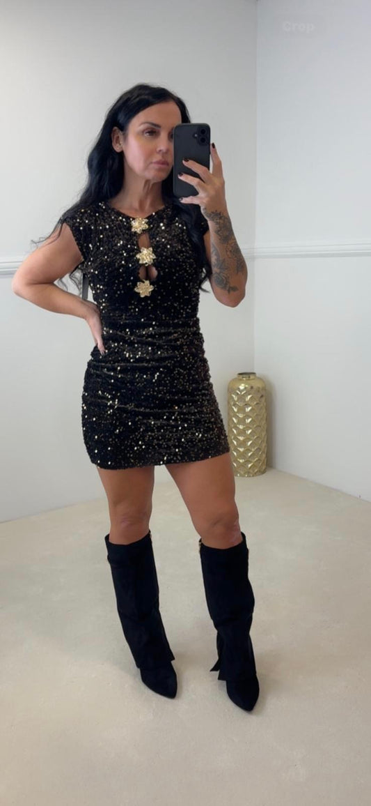 Sequin Mini Dress