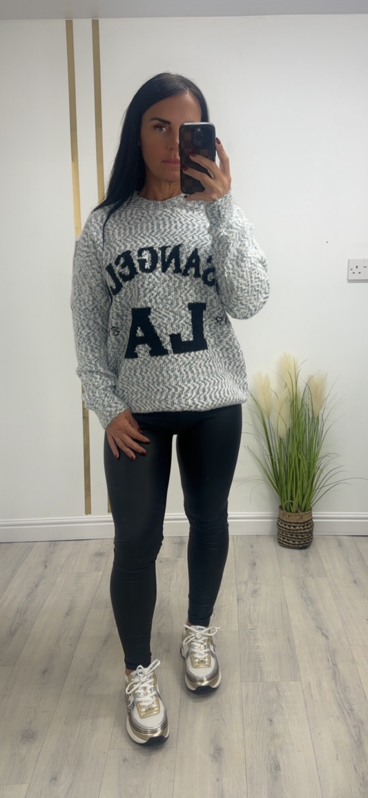 LA knitted sweater