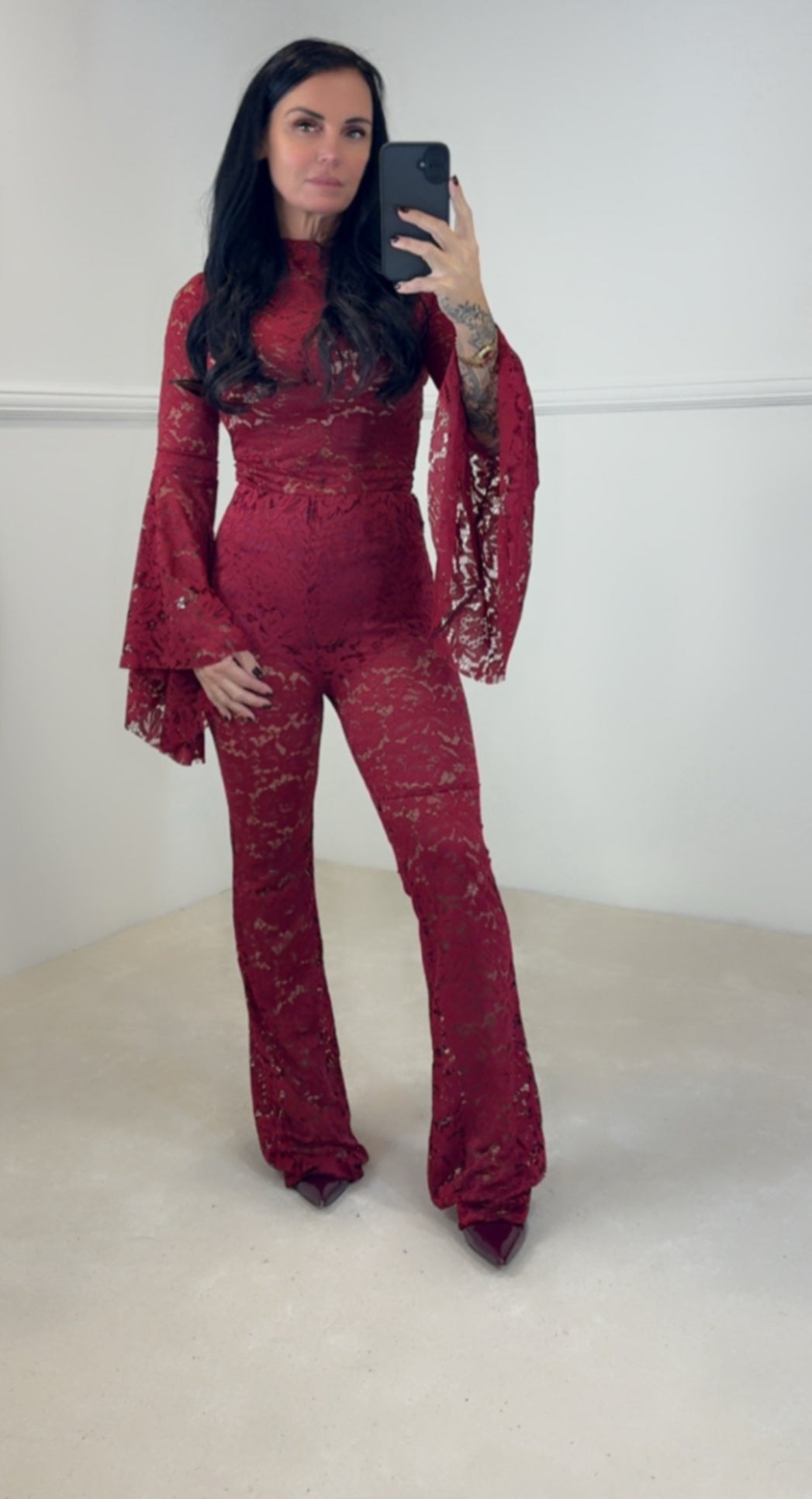 Mia Lace trouser set