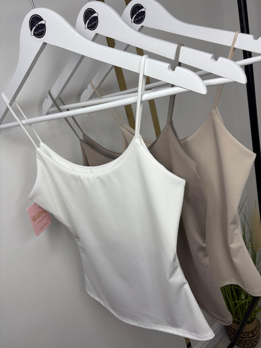 Essential Double-Layer Stretch Cami Top