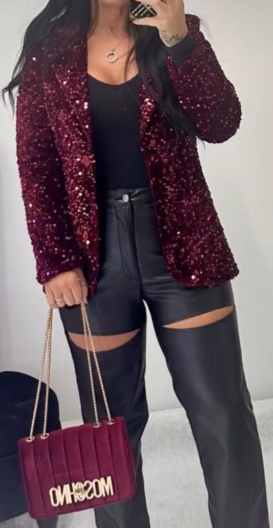 Sequin Blazer