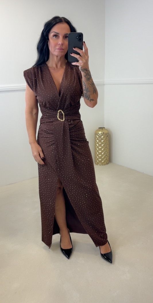 Diamonte Embellished maxi