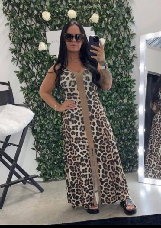 Animal print dress