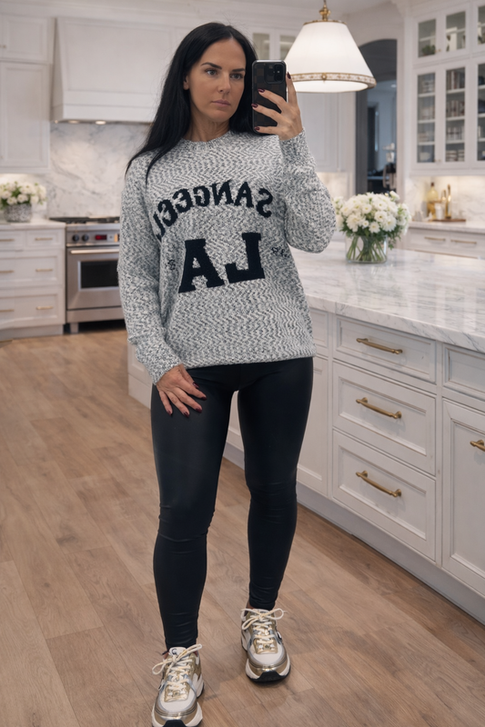 LA knitted sweater