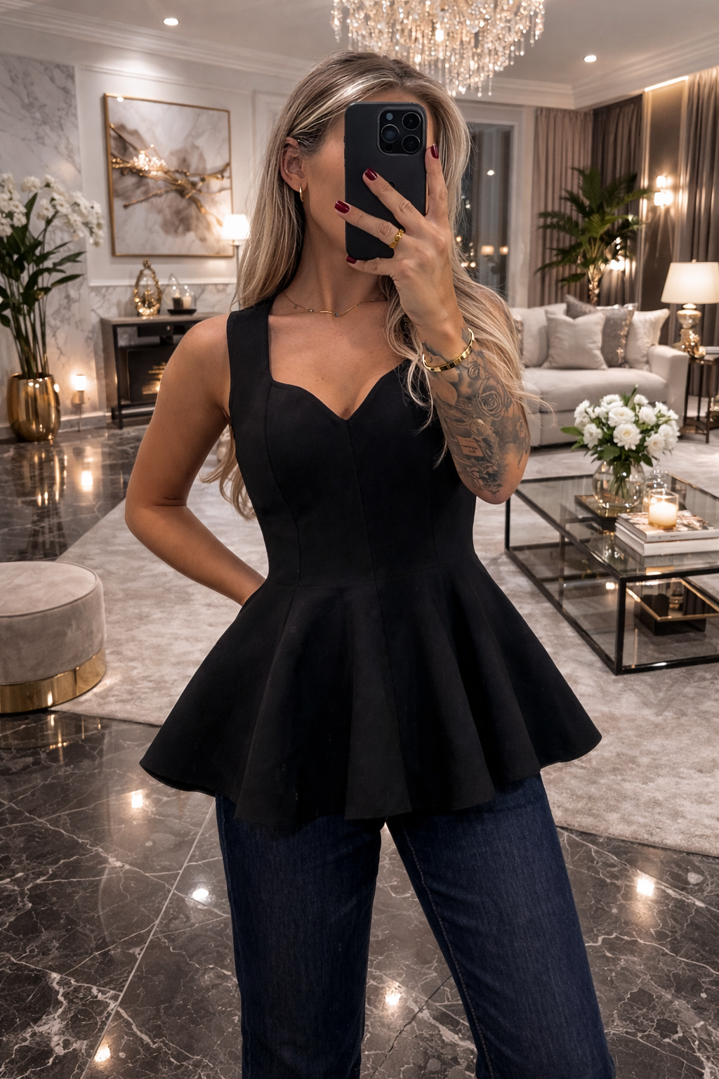 Molly Peplum Top