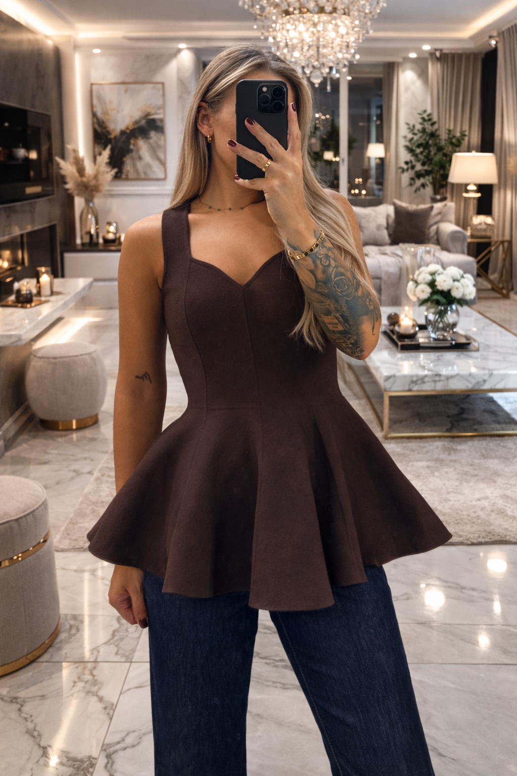 Molly peplum top