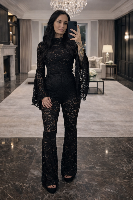 Mia Lace trouser set