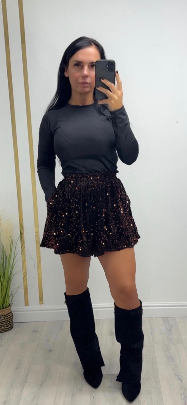 Sequin Shorts