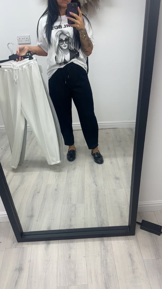 Cropped joggers